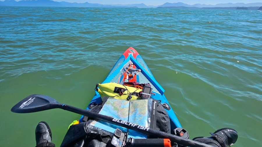 Paul Verchere’s solo SUP expedition on Vancouver Island